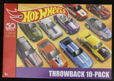 Hot wheels 50th hotsell anniversary 10 pack