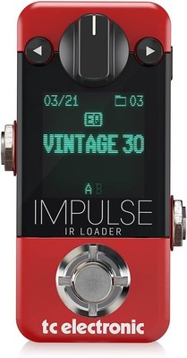 TC Electronic Electric Guitar Single Effect, Red/Black (Impulse Red / Black 