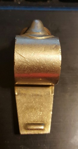 Vintage Metal Police Coach Whistle England  The ACME THUNDERER