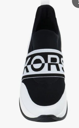 Pre-owned Michael Kors Olympia Slip On Women's U.s. Size 10m Black Multi 43t20lfp1s