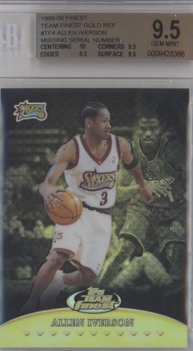 1999-00 Topps Finest - Allen Iverson #TF4