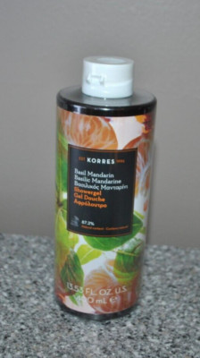 Korres Basil Mandarin Shower Gel Jumbo Size 13.53 oz New / Sealed