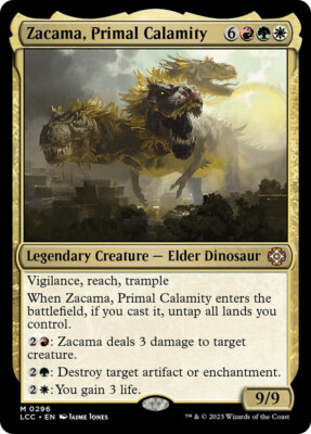 MTG Zacama, Primal Calamity  - The Lost Caverns of Ixalan Commander