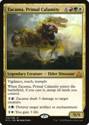 Zacama, Primal Calamity [Rivals of Ixalan] Magic MTG
