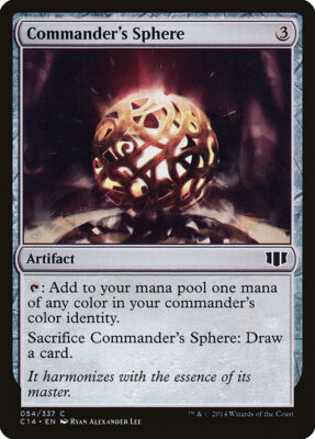 4x Commander's Sphere - NM/LP - Commander set SPARROW MAGIC