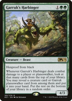 4x Garruk's Harbinger - NM - Core set 2021 - SPARROW MAGIC mtg