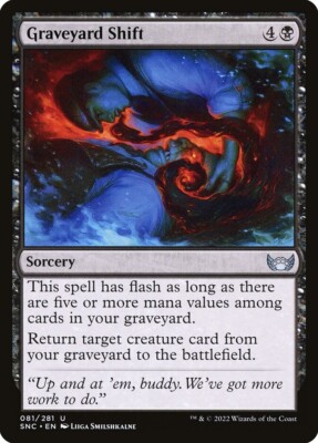 1x Graveyard Shift Streets of New Capenna MTG Magic the Gathering NM