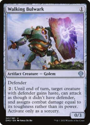 MTG Magic the Gathering Walking Bulwark (241/552) Dominaria United LP
