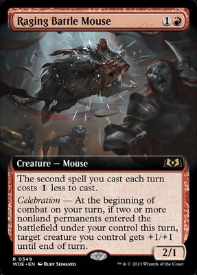MTG Magic the Gathering Raging Battle Mouse (349/475) Wilds of Eldraine LP