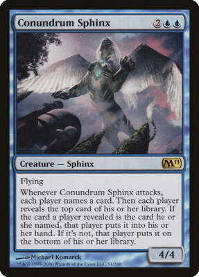 Conundrum Sphinx [Magic 2011] Magic MTG