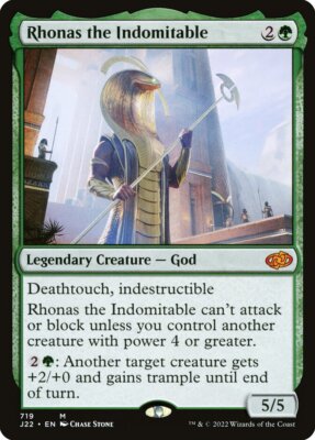 Rhonas the Indomitable MTG Jumpstart 2022 Mythic NM x1 - Magic Card