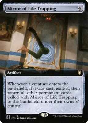 Mirror of Life Trapping Foil (599) Extended Art Battle for Baldur's Gate CLB MTG