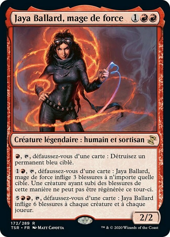 Jaya Ballard, Mage De Force    Mtg Magic Vf Nm