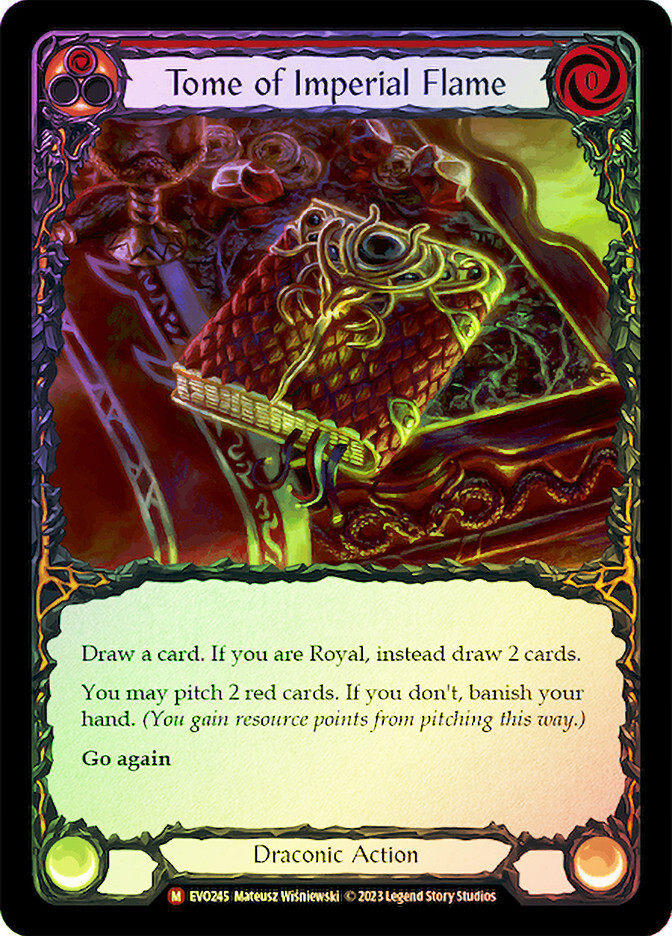 【FaB】Tome of Imperial Flame Rainbow Foil FAB RAINBOW FOIL Tome of Imperial Flame - Bright Lights Card