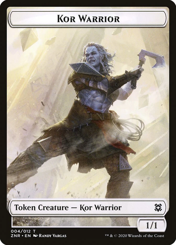 Magic The Gathering Premium Bulk Token Packs - Kor Warrior 1/1 x10 Tokens