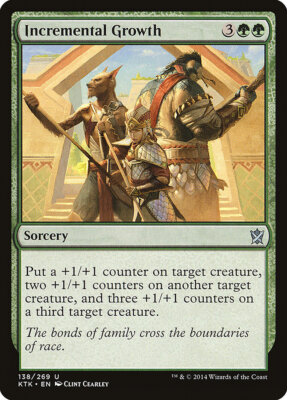 Incremental Growth [Khans of Tarkir] Magic MTG