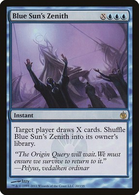 MTG Blue Sun's Zenith Mirrodin Besieged 20/155 Rare NM!