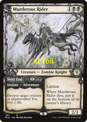 MTG Throne of Eldraine ELD Murderous Rider - Swint End MINT (SELECT)