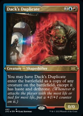 FOIL ETCHED Dack's Duplicate - Double Masters 2022 - MTG 2X2