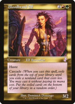 MTG Magic the Gathering Bloodbraid Elf (372/429) Time Spiral Remastered LP