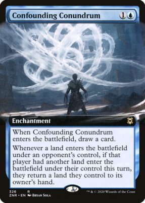 Confounding Conundrum (326) Extended Art Zendikar Rising ZNR MTG Magic