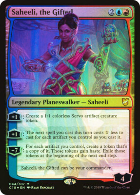 MTG FOIL Saheeli, the Gifted Oversized  - Commander #44