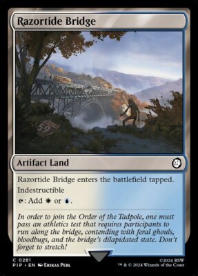 MTG Fallout C Razortide Bridge #0281