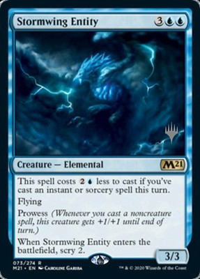 Stormwing Entity - Promo Pack ~ Near Mint Promo Pack: Core Set 2021 M21 MTG Magi