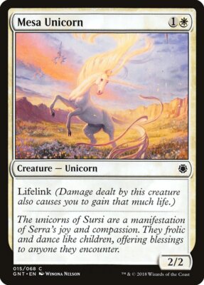 MTG Magic the Gathering Mesa Unicorn (15/68) Game Night NM
