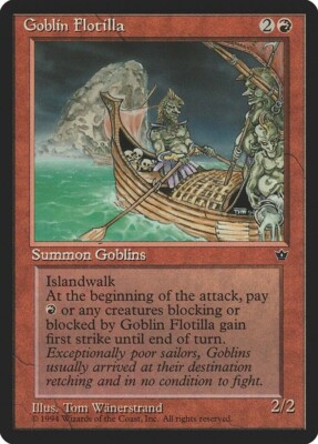 Goblin Flotilla - MTG Fallen Empires (1994) - MP - Regular Rare