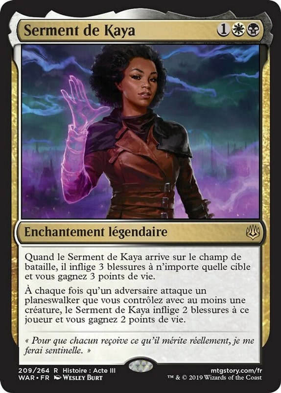 Serment De Kaya Oath Of Kaya    Mtg Magic Vf