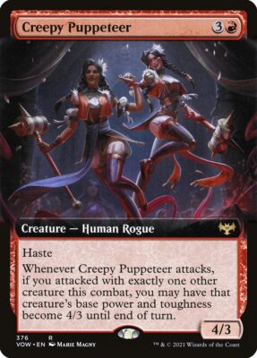 Creepy Puppeteer (376) Extended Art Innistrad: Crimson Vow VOW MTG Magic