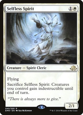 MTG Selfless Spirit Eldritch Moon Near Mint