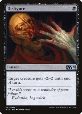 4x Disfigure - NM Core Set 2019-2021 SPARROW MAGIC