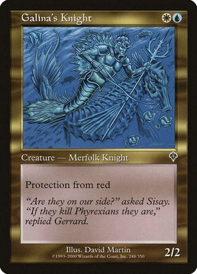 Galina's Knight [Invasion] Magic MTG