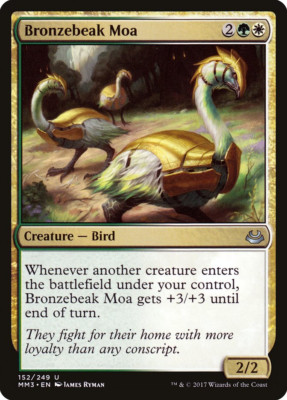 MTG 2017 BRONZEBEAK MOA - BIRD CREATURE UNCOMMON - Magic Gathering card