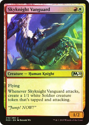 MTG FOIL Skyknight Vanguard  - Core Set 2020