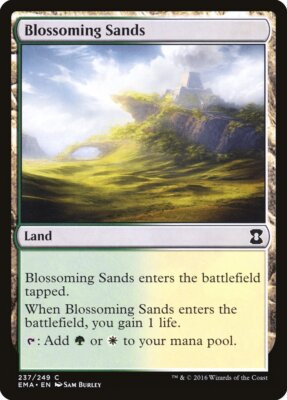 FOIL Blossoming Sands |MtG Magic Eternal Masters |English |Near Mint-Mint (NM-M)