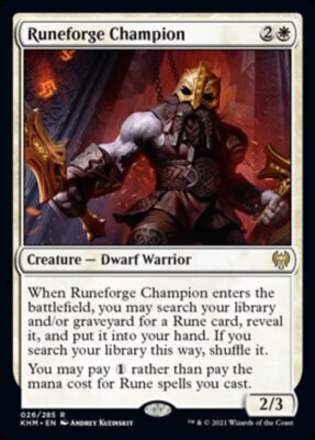 Runeforge Champion [Kaldheim] Magic MTG