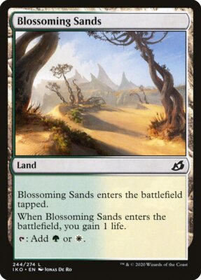 Blossoming Sands Foil (244) Ikoria: Lair of Behemoths IKO MTG Magic