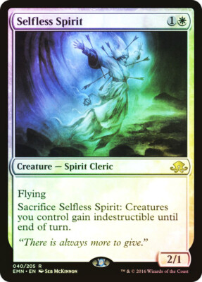 MTG FOIL Selfless Spirit  - Eldritch Moon