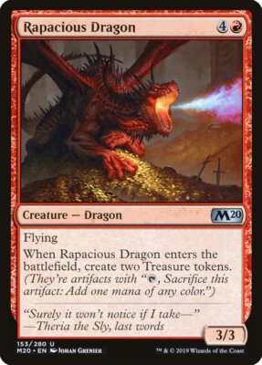Rapacious Dragon (153) Core Set 2020 M20 MTG Magic
