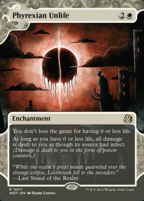 Phyrexian Unlife - Enchanting Tales WOT  - Rare - MTG Magic NM x1 #11 Combo