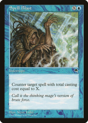 Spell Blast [Tempest] Magic MTG | eBay