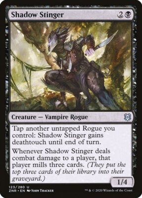 Magic the Gathering (mtg): ZNR: Shadow Stinger (x 4)
