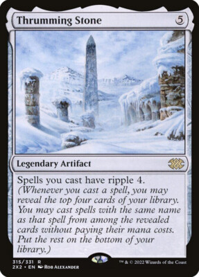 MTG Thrumming Stone #315 Double Masters 2022 Magic the Gathering NM/M PACK FRESH