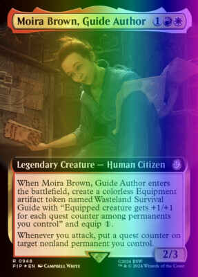 MTG Moira Brown, Guide Author (948/1102) Fallout NM FOIL- SURGE