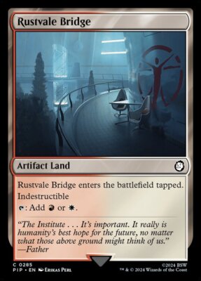 MTG Fallout C Rustvale Bridge #0285