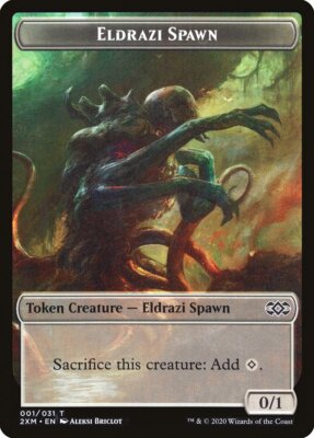 Eldrazi Spawn Token (001) Double Masters 2XM MTG Magic