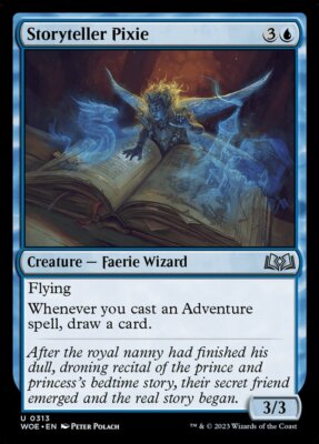 MTG Magic the Gathering Storyteller Pixie (313/515) Wilds of Eldraine LP